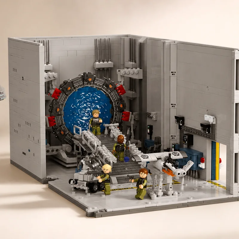Sci-Fi-Klemmbausteine: Stargate, NASA & Giganten