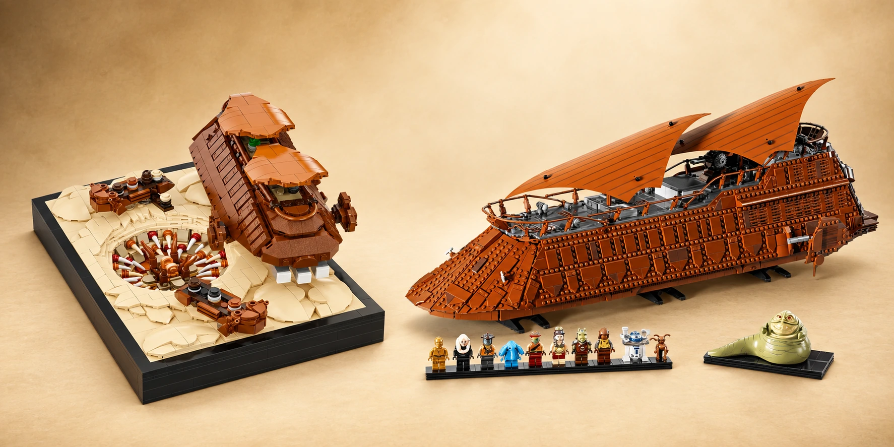 Jabbas Segelbarke Alternative: Modbrix vs LEGO